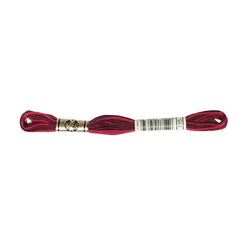 Image of DMC 6-Strand Embroidery Cotton Floss, Variegated Garnet