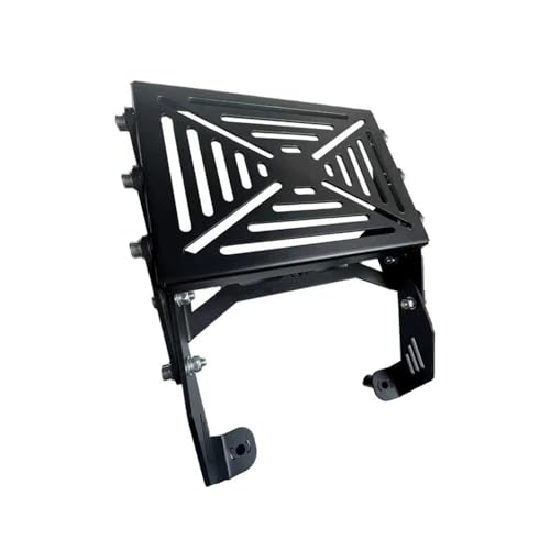 Porte-bagages arrière moto réglable étagère plaque cadre coffre universel