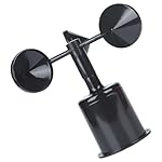 Veemoon Carcasa Abs para Sensor de Velocidad y Dir...: Indicadores de viento: la carcasa del sensor de viento es una buena opción para reemplazar la carcasa rota o vieja del anemómetro o dispositivo de medición de viento Parte del viento: esta carcasa de anemómetro de velocidad del viento se puede usar a...