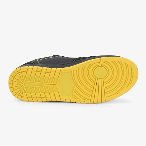 Image of Spykar Gry Men Black-Grey Urban Lace Up Sneaker