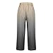 Floral Capris for Women, Casual Boho Floral Print Cotton Linen Pants Fashion Wide Leg Stripe Lounge Pant 4XL