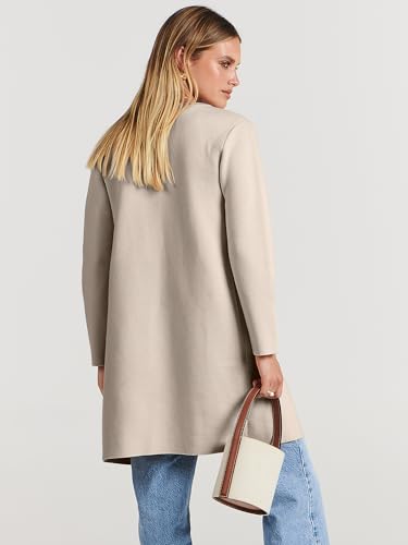 Image of ANRABESS Womens Cardigan Sweater Open Front Knit Long Coatigan Dressy Casual Jacket Coat 2026 Fall Outfits Classy Clothes