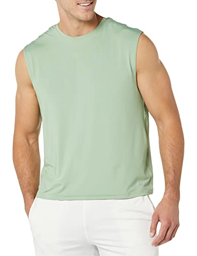 Amazon Essentials Men's Athletic Base Layer Workout Sports Tank Tops, Sage Green, Large - image 5
