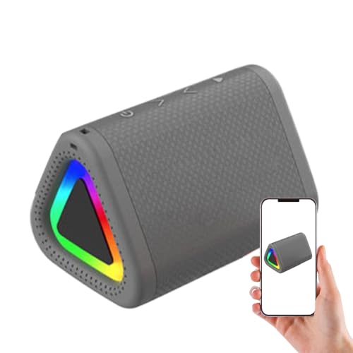 Enceinte sans fil pour soiree de jardin avec lumiere et son stereo