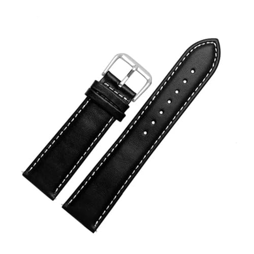 Bracelet montre cuir souple anti-irritation 18mm à dégagement rapide pratique
