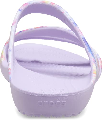 Image of Crocs Women Kadee II Tie Dye Graphic Sandal