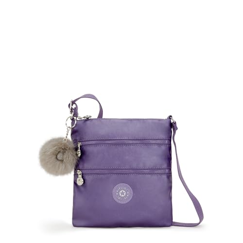 Image of Kipling Women's Abanu Medium Crossbody Bag, Lightweight, Adjustable Nylon Waist Pack with Multi-Compartment Zip Pockets