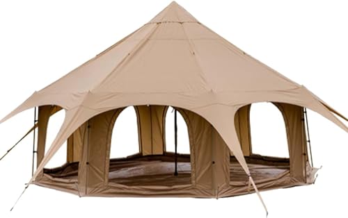 Thcbme 5M Cotton Canvas Bell Tent - Yurts with Stove Jack...