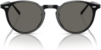 Oliver Peoples 0OV5529SU - N.02 sun 1731R5 - Black/Carbon Grey Round 48mm Men's Sunglasses