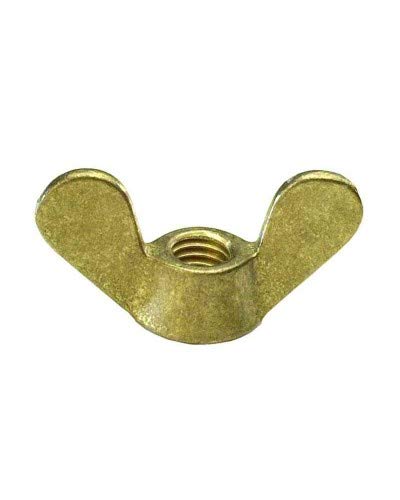 Masidef: Member of the Würth Group DY4290005 4 Tuercas con forma de mariposa de latón, 5 mm
