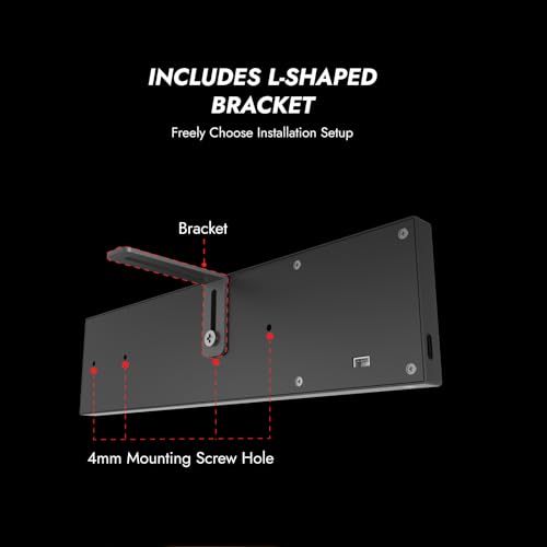 Image of darkFlash V92 9.2 inch PC Case Screen, 1920x462 IPS Sensor Panel Monitor,Black | 1920x462 AIDA64 CPU /GPU temp display, no HDMI needed, USB-C /internal 9-pin, aluminum body for gaming PC builds