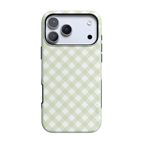 Casely iPhone 18 Pro Case | Mint Lattice | Sunday Best | Bold Protective Design | Compatible with MagSafe