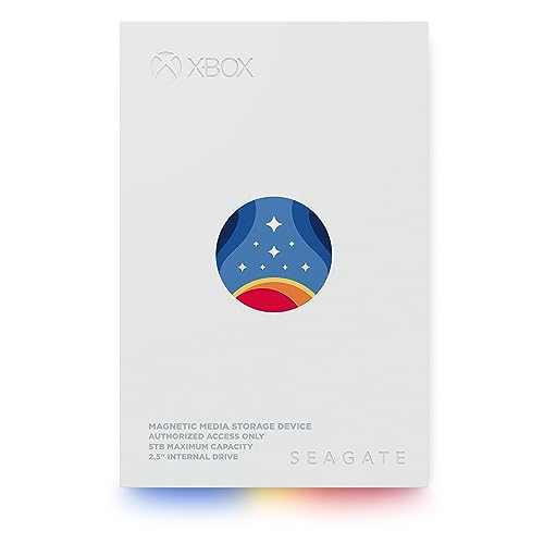 Seagate FireCuda Gaming HDD 5 TB, tragbare externe Festplatte, PC Gaming, Starfield Special Edition, USB 3/2, inkl. 3 Jahre Rescue Service, Modellnr.: STMJ5000400