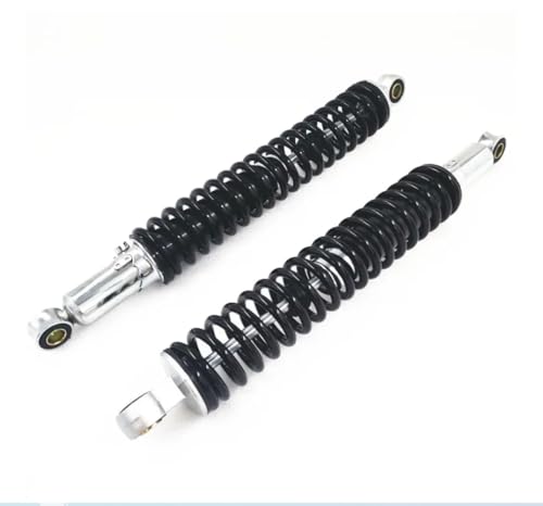 Image of 400mm 15.75 inch 7mm Spring Universal Motorcycle Shock Absorber Rear Suspension ATV Quad Scooter Dirt Bike For XL185 XL125 RM125 JH125L JH150 125GY Black