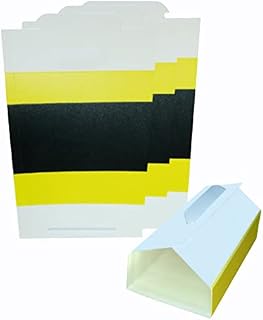 9 x Multi-Use Pest Sticky Pads Trap | Efficient Pack Of Invertebrates Glue Traps | Extra Strength Glue Sticky Board Traps | Home Garden and Office Use.