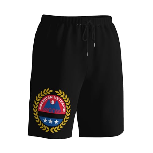 AMVETS Mens Swim Trunks Quick Dry Board Shorts 7" - Hawaii Beach Swimwear2