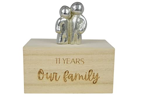 11 Year Anniversary Our Little Hugging Family Choose Amount of Children (0 Children) - Image 2