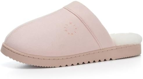 NineCiFun Slippers for Women Fuzzy House Shoes Cozy Suede Scuff Mules with Plush Fleece Lining Memory Foam Non-Slip Indoor Outdoor Cute Slippers