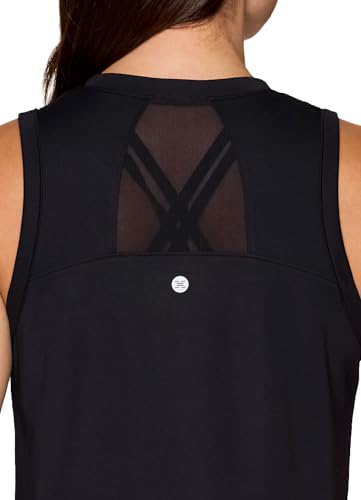 RBX Active Women's Workout Top with Breathable Mesh Panels, Quick Drying Gym Running Tank Top with Plus Sizes3