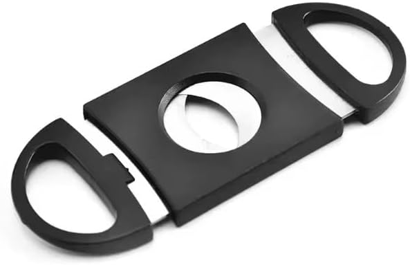 JDIME Cigar Cutter Stainless Steel Metal Classic Guillotine Scissors Puncher Slicer Portable Accessories Tool(A)