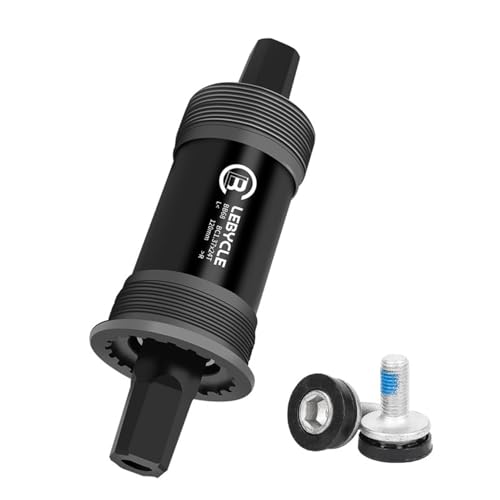 Hanlintk BSA Boîtier de pédalier de vélo 68 mm pour vilebrequin carré, boîtier de cadre de 68 mm, accessoires de vélo avec vis étanches (120 mm)