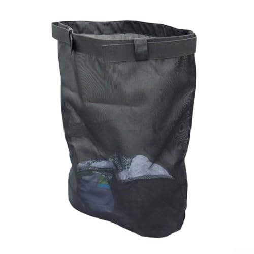 ZMdooreasy Bolsa de almacenamiento colgante para asiento trasero de carrito de golf, organizador grande de malla para clubes, pelotas, bebidas, accesorio transpirable de 21 x 8 x 31 pulgadas, color