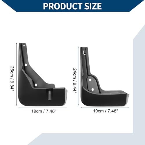 Image of Mud Flaps Splash Guards W /Mount Accessories for Hyundai Sonata 2.0T 2024 Front and Rear Mud Guards 1 Set