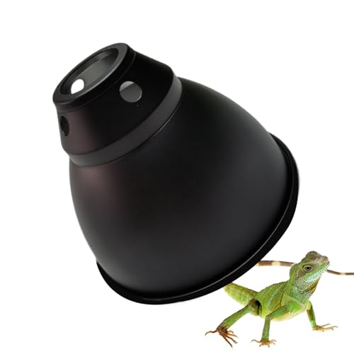 REPTILE LAMP Leuchte | Tiefe Kuppel Für Reptillen | Optische Reflexionsschrank Reptilllichter Befestigung Für Bärtige Seillampe Leuchte Für Terrarium Reptilienkuppel Für den Innenbereich