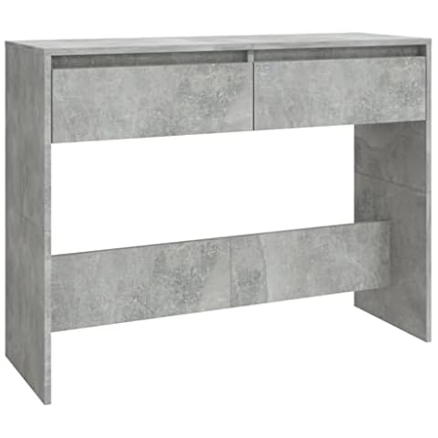 Table Console vidaXL Gris Béton Cover