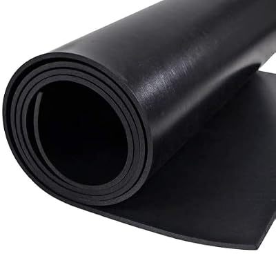 jxgzyy Silicone Rubber Sheet Roll 40x118x 1/8" (0.125") Rubber Workbench Mat Flexible Rubber Flooring Roll Mat for Workshop Garage Gym