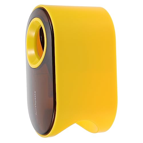 RORPOIR Bathroom Toothpaste Dispenser Stand Punch- Holder Removable Squeezer for Wall to Clean Random