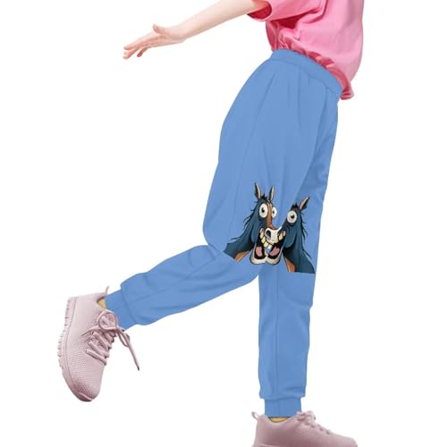 Boys Girls Sweatpants Casual Athletic Joggers Pants with Pockets Trousers 4-15Y4