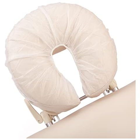 WellTouch Einweg-Kopfstützenbezug (100 Stück) in Hörnchenform, mit Rundum-Gummizug, Hygiene-Bezug für Kopfstütze der Massageliege Cover