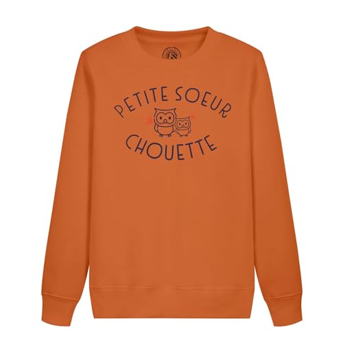 Sweatshirt enfant petite soeur anti-irritation en coton doux animal