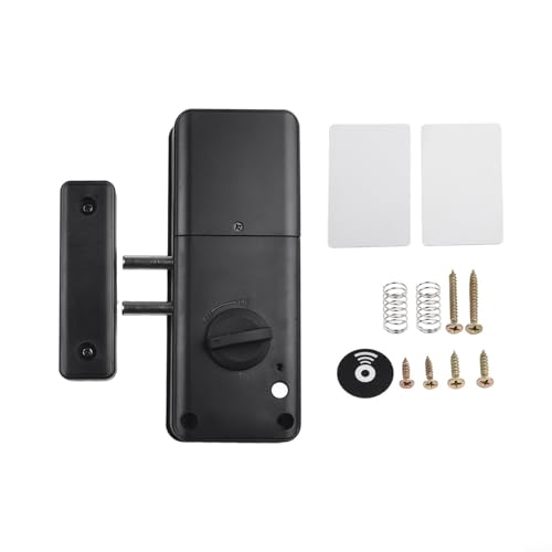 Feegow Cerradura de puerta invisible inteligente | Cerradura electrónica interior sin perforaciones | Desbloqueo de tarjeta IC | Desbloqueo de aplicación para TTlock | Cerradura de puerta invisible