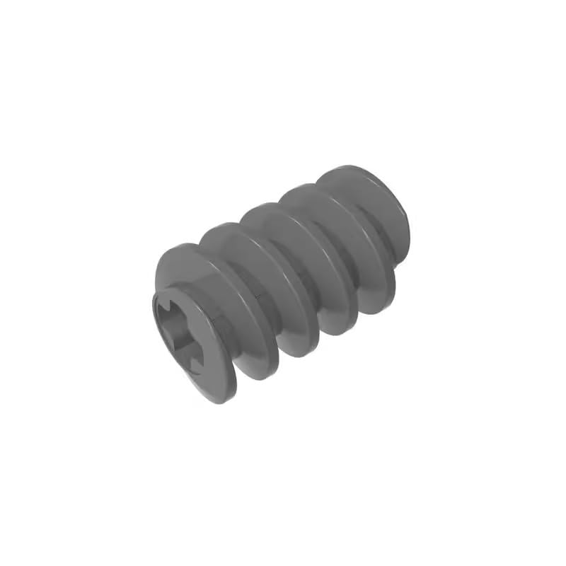 4716 ?Wheel Technic Worm Gear 50 Pieces GDS-1199 Compatible with Lego Building Blocks Color:Dark Bluish Gray