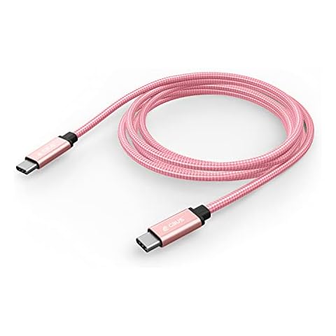 CBUS 10ft USB C to C Fast Charging Cable Heavy-Duty Braided Cord Compatible with iPhone 16/15/Pro/Max/Plus, iPad Pro/Air, Galaxy S24/S23/S22/Plus/Ultra/FE, Motorola, Google Pixel TCL (Pink Rose Gold) Cover