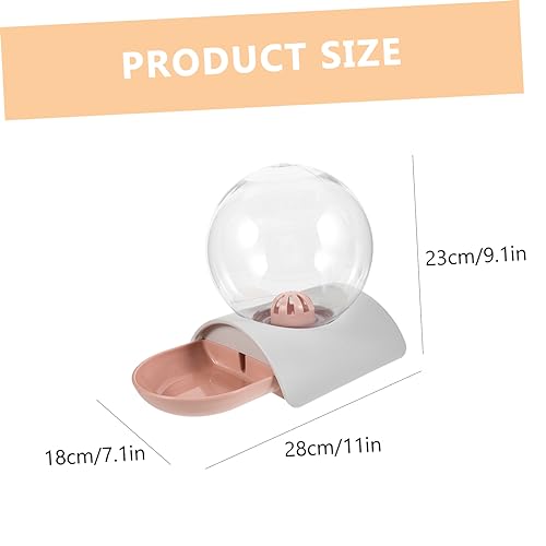 Fontaine à eau chiens et chats 2,8 L rose distributeur eau démontable - 6