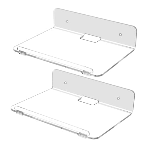 Supports de rangement muraux flottants rigides acier durable