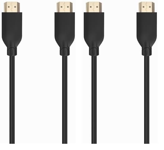 AISENS Cable HDMI V2.0 CCS AM-AM negro 1.0m (Paquete de 2)