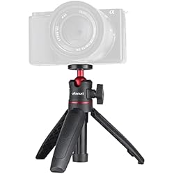 Tripode De Mano Para Camara ULANZI MT-08 Mini trípode de Cámara, Extensión Poste Trípode con Tornillo de 1/4'' para cámara Vlog pequeña Sony ZV1/ ZVE10/ RX100 VII, Canon G7X Mark III