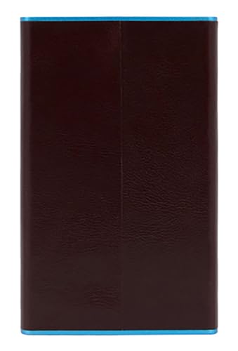 PIQUADRO Leather Credit Card Holder, Metal Mechanism, Mo - Mogano, standard size3