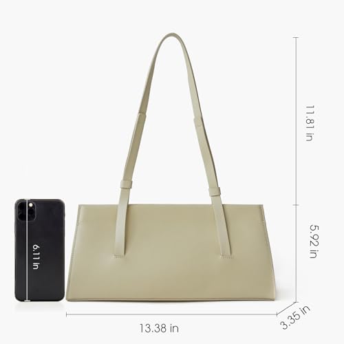 Image of DONNAIN Genuine Leather Trendy Shoulder Bag for Women, Small Women Handbag and Clutch Purse