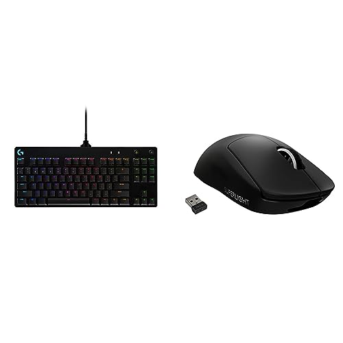 Logitech G PRO X SUPERLIGHT Mouse Gaming Wireless + Logitech G PRO TKL Tastiera Gaming Meccanica
