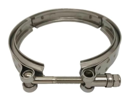 Abrazaderas para mangueras y brida de tubo de escape con abrazadera banda en V de 117,4mm 6