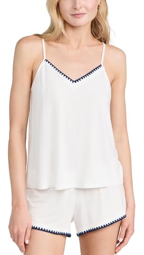 Image of Eberjey Women's Frida Whip Stitch Shorts PJ Set