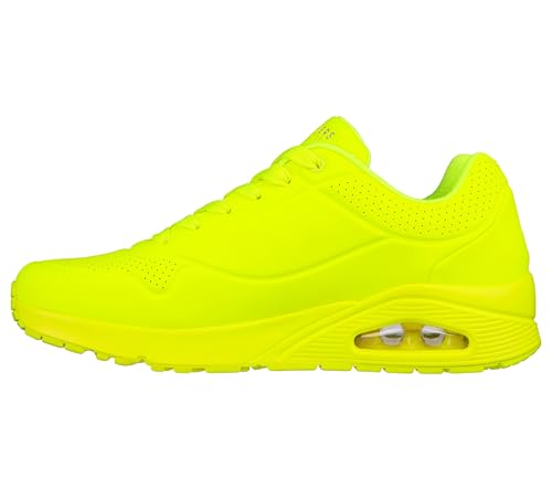 Skechers Uno Stand on Air Baskets Homme, Lime Durabuck Trim, 44 EU