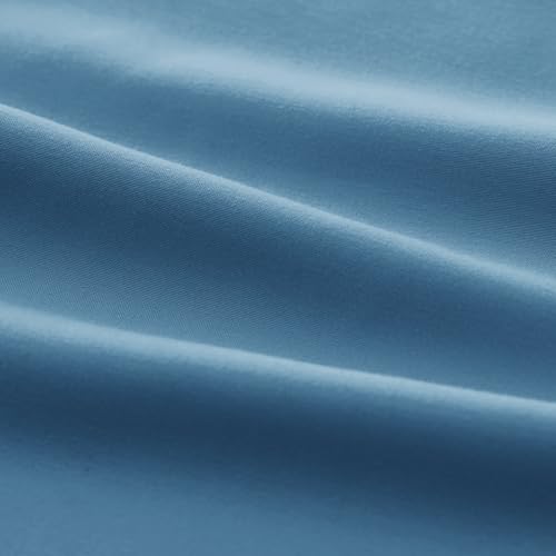 Image of EXQ Home Toddler Pillowcases Zippered 13x18 Travel Pillow Case Set of 2, Small Pillow Case Fits Baby Pillow Sized 12x16, 13x18, Kids Pillowcases 2 Pack Machine Washable (Misty Blue)