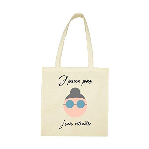 My-Kase Tote bag beige jpeux pas j ai retraite Cover