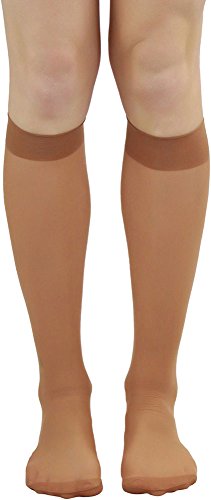 Image of ToBeInStyle Womens Pack of 6 Essential Muted Color Knee High Stockings